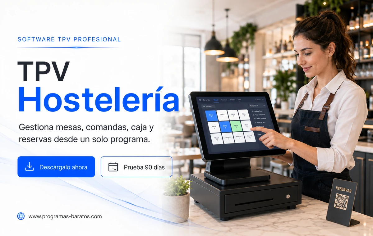 TPV para Hostelería: software de gestión para restaurantes, bares y cafeterías